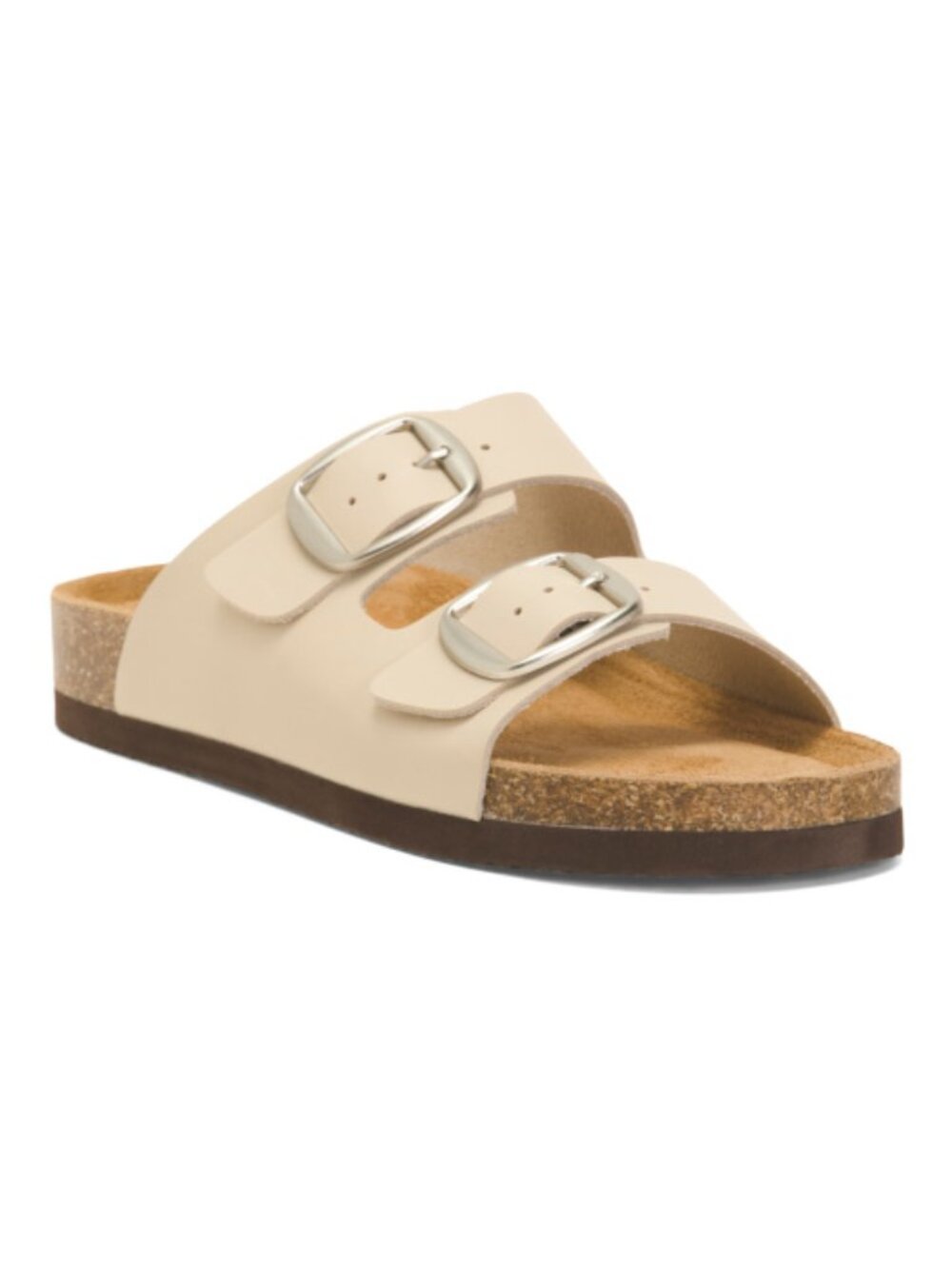 GREYSTONE Sand Leather Eddi Buckle Sandals